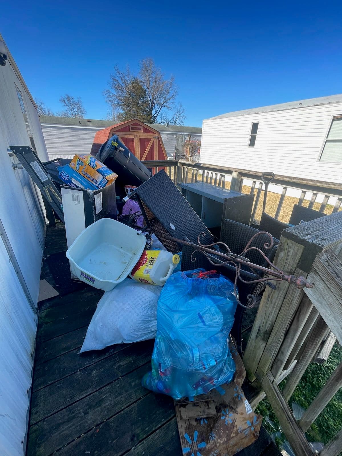 Decluttering a Crowded Deck in Greensboro