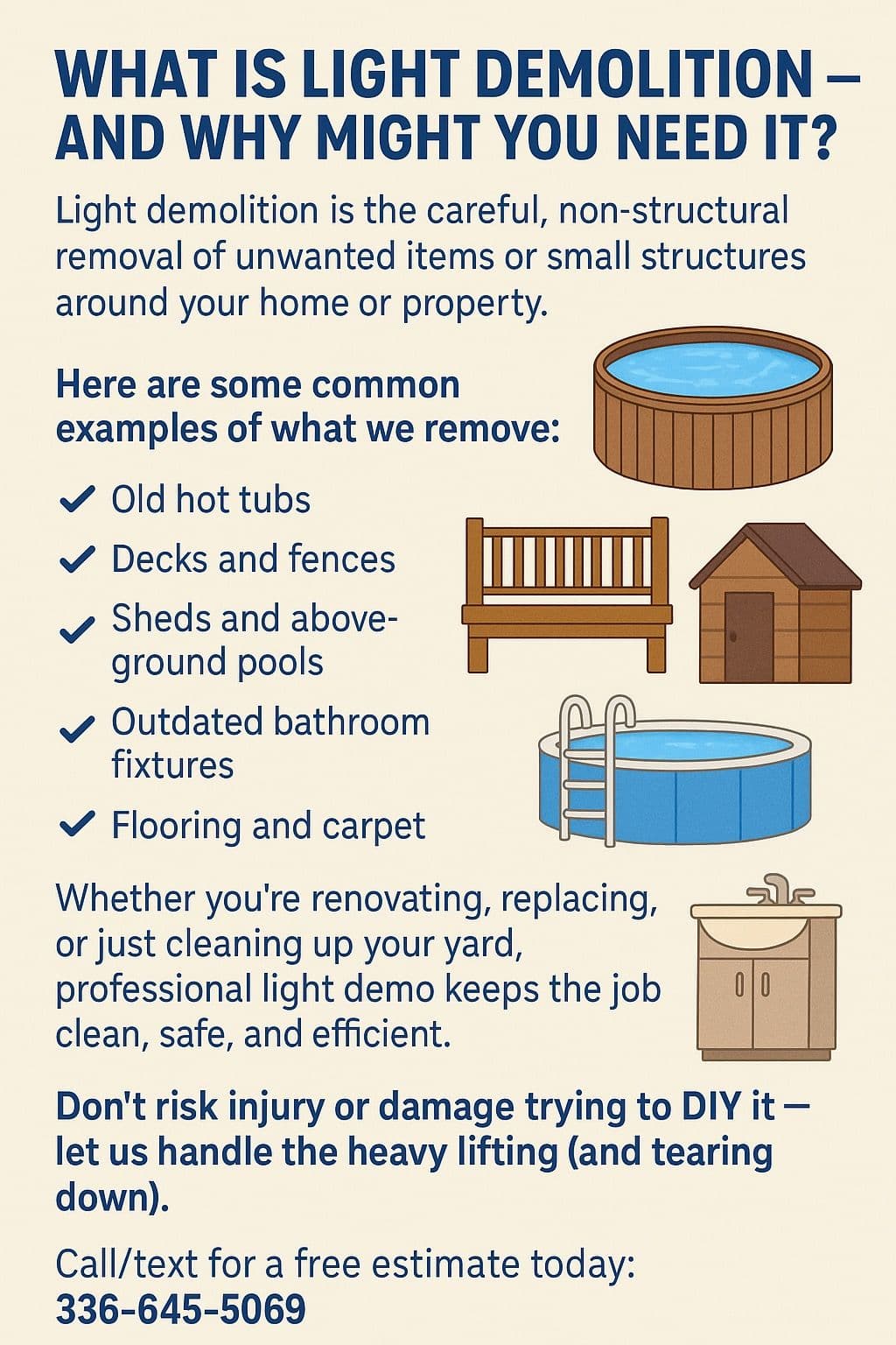 Professional Light Demolition Service Explained image